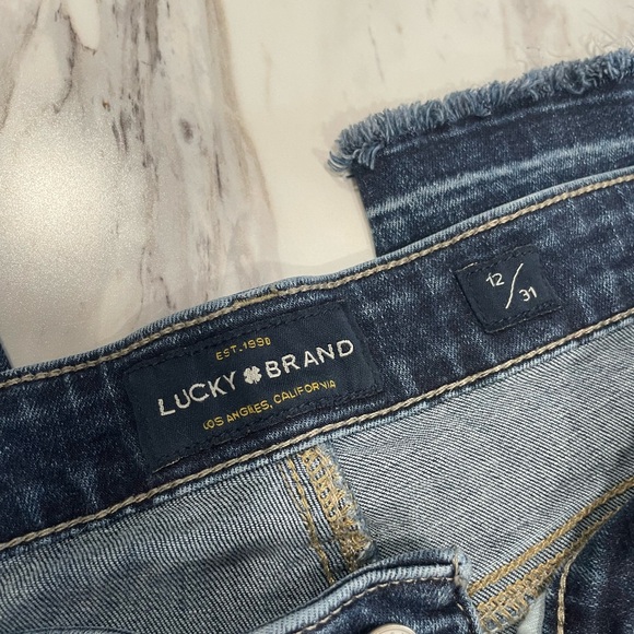 Lucky Brand Dark Blue Ankle Jeans - Picture 3 of 4